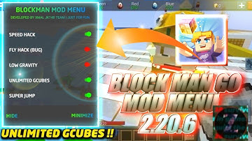 TODAY New mod menu in blockman go adventure！🤩 (With Tutorial & Link | No clickbait ❌️ | 2.20.6
