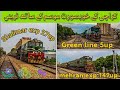 Karachi Train Action in Beautiful Weather 🌧 | Shalimar Exp 27UP, Green Line 5UP & Mehran Exp 149UP