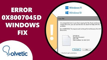 Error 0x8007045d on Windows FIX ✔️