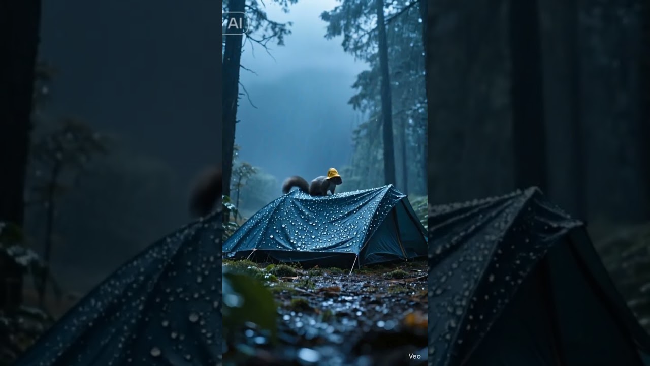 rainrelaxing music sleep rain and thunder