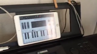 iPadのGarageBandに、無線ワイヤレス midi入力 ／yamaha UD-BT01