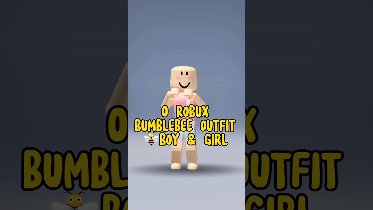 Trang phục Roblox Bee/Bumblebee miễn phí: Bạn đang tìm kiếm một trang phục miễn phí thật chất cho avatar Roblox của mình? Hãy đến ngay với chúng tôi và nhận ngay trang phục Roblox Bee/Bumblebee miễn phí tuyệt đẹp. Thiết kế sang trọng và đẳng cấp sẽ khiến avatar của bạn thêm phần nổi bật.