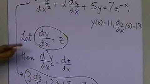 Chapter 08.05: Lesson: Higher Order Ordinary Differential Equations: Background