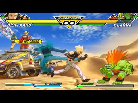 Capcom VS SNK 2 All character's A-groove combo collection