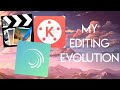 MY EDITING EVOLUTION [ KINEMASTER, CUTE CUT PRO, ALIGHT MOTION ]