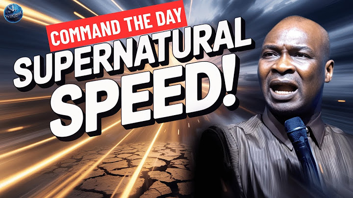 Command the Day: Unlock Supernatural Speed for Uncommon Results | Apostle Joshua Selman