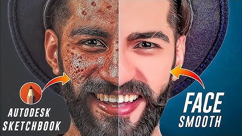 Autodesk Sketchbook Face Smooth Photo Editing | Face Smooth Autodesk Sketchbook