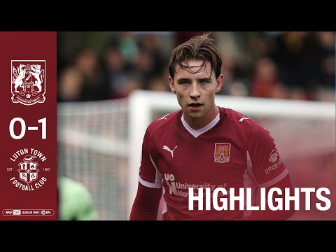 Northampton Luton Goals And Highlights