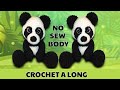 CROCHET PANDA BEAR AMIGURUMI 