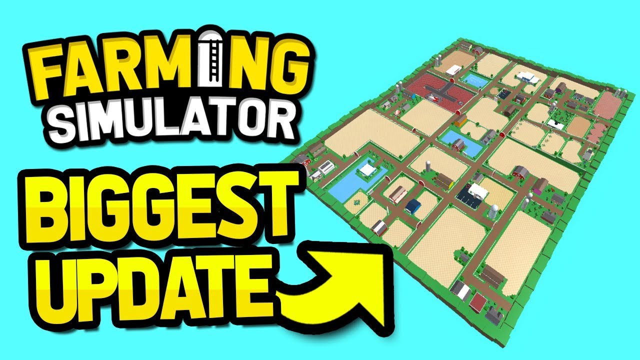Biggest Update Ever In Roblox Farming Simulator Youtube - seniac on twitter roblox construction simulator https