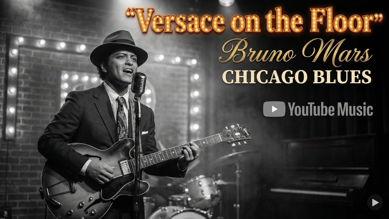 Versace on the Floor Blues Cover 🎶 Chicago Blues Version Full of Passion