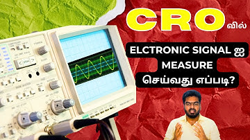 💥How to measure the signals using CRO? | Amplitude, time & Frequency Measurements | CRO tutorial🔥