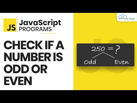 Learn How to Check If a Number is Odd or Even using JavaScript | Javascript Project