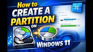 How To Hard Disk Create Partition In Windows 11 #operatingsystem #windows #harddiskpartition