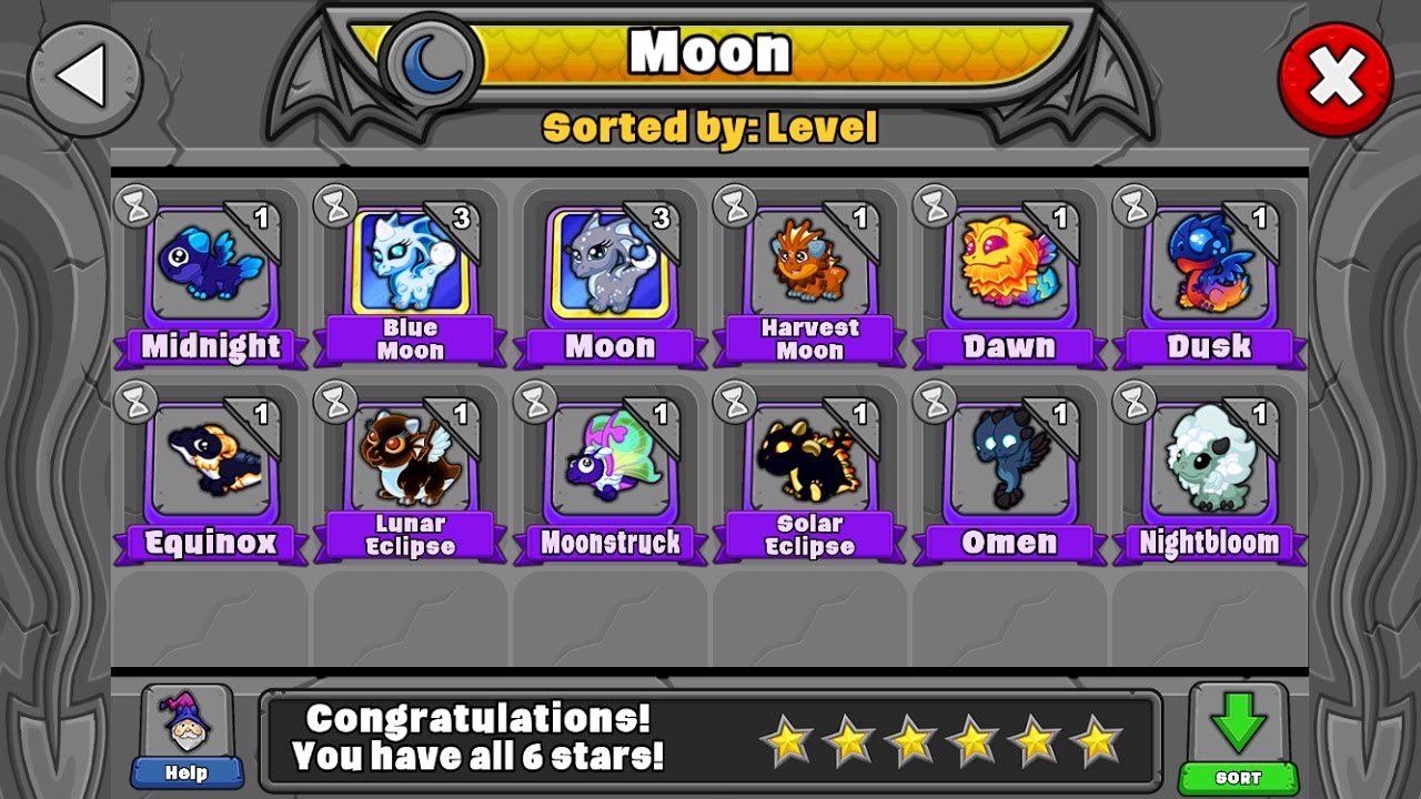 lunar eclipse dragon dragonvale