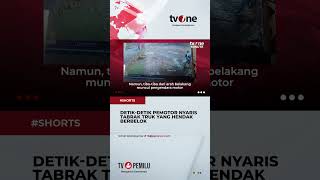 Menegangkan Aksi Pengendara Motor Hindari Truk Hingga ngepot shorts tvone news