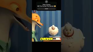 Will The Lucky Fox Eat The Chicken?🤔🤣 #movie #viral #shorts dog