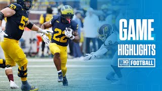 Central Michigan at Michigan HIGHLIGHTS Big Ten Football 2025