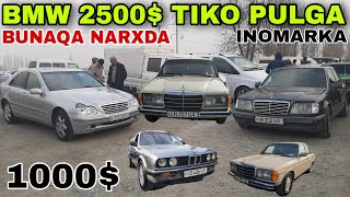 1 DEKABR QO'QON MASHINA BOZORIDA TIKO  PULIGA 2 500$ INOMARKALAR MERSADES BMW AVTOMABILLARI JIP