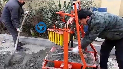 The cheapest QTF40-3C manual block making machine