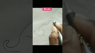 one stroke drawing | satisfying|pen art| single stroke drawing|one line drawing| #shorts #viral #fyp