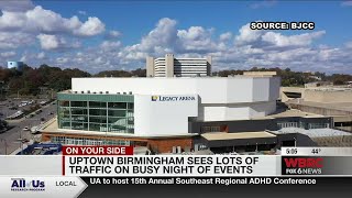 Uptown Birmingham sees lots of traffic on busy night of events