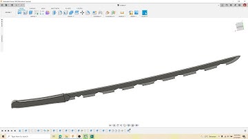 Modelling Inosuke Sword In Fusion 360 Part 1
