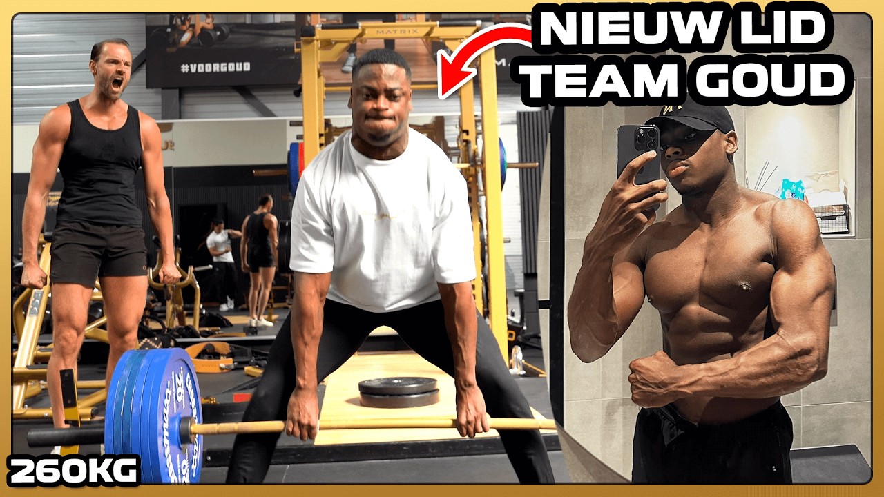 Joel Beukers Traint Met NK Powerlifter Tyrese