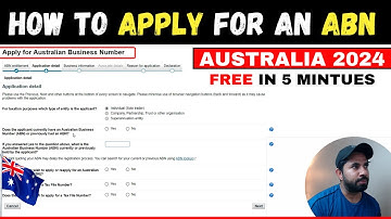 How To Apply For an ABN in Australia 2024 (HINDI ) I FREE in 5 Minutes UberEats/UberX /Business