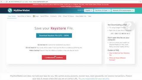 Create Ether Wallet in under 2 minutes!