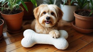 Bone Amigurumi Crochet Pattern - Perfect DIY Pet Toy for Dogs & Cats