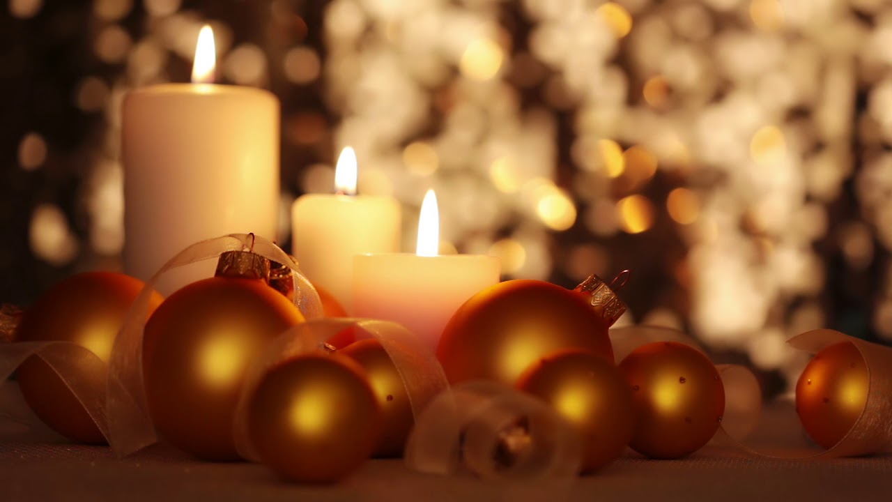 2019 HD Fireplace Candlelight Lounge Chill Music Christmas