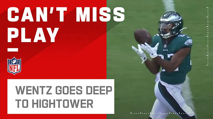 Wentz Goes DEEP to John Hightower for 50 Yds