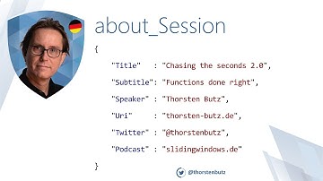 Chasing the seconds 2.0: Functions done right - Thorsten Butz - PSConfEU 2022