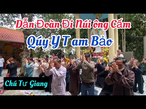 CHÚ TÚ GIANG HƯỚNG DẪN ĐỒNG ĐẠO QUY Y TAM BẢO TẠI ĐIỆN CHƯ THẦN,NÚI THIÊN CẤM SƠN: