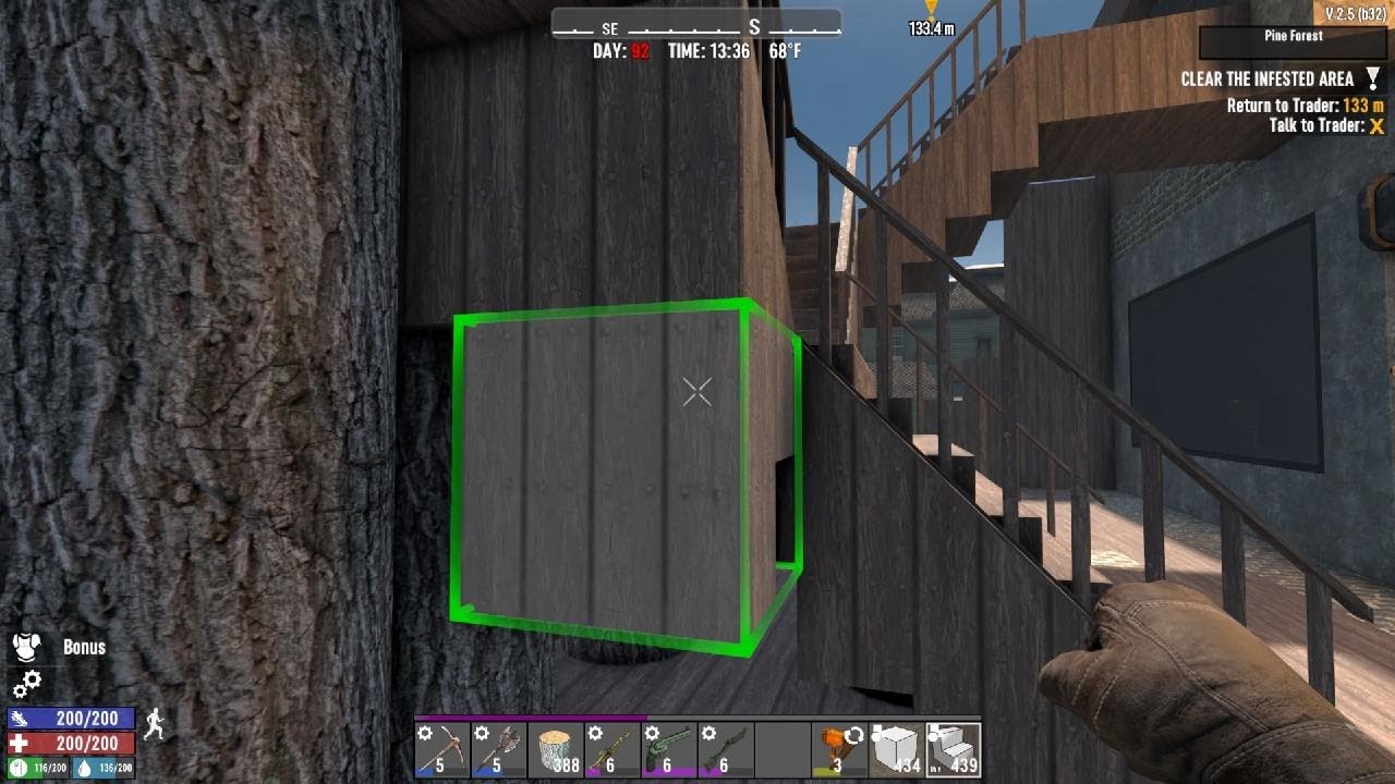 To 7 Days To Die players im blinding my castle