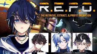 【R.E.P.O.】#リコリス コラボ！絶対にチョケません。絶対に。ｾﾞｯt【鴉紋ゆうく、酒寄颯馬、ミラン・ケストレル、鬼ヶ谷テン 】