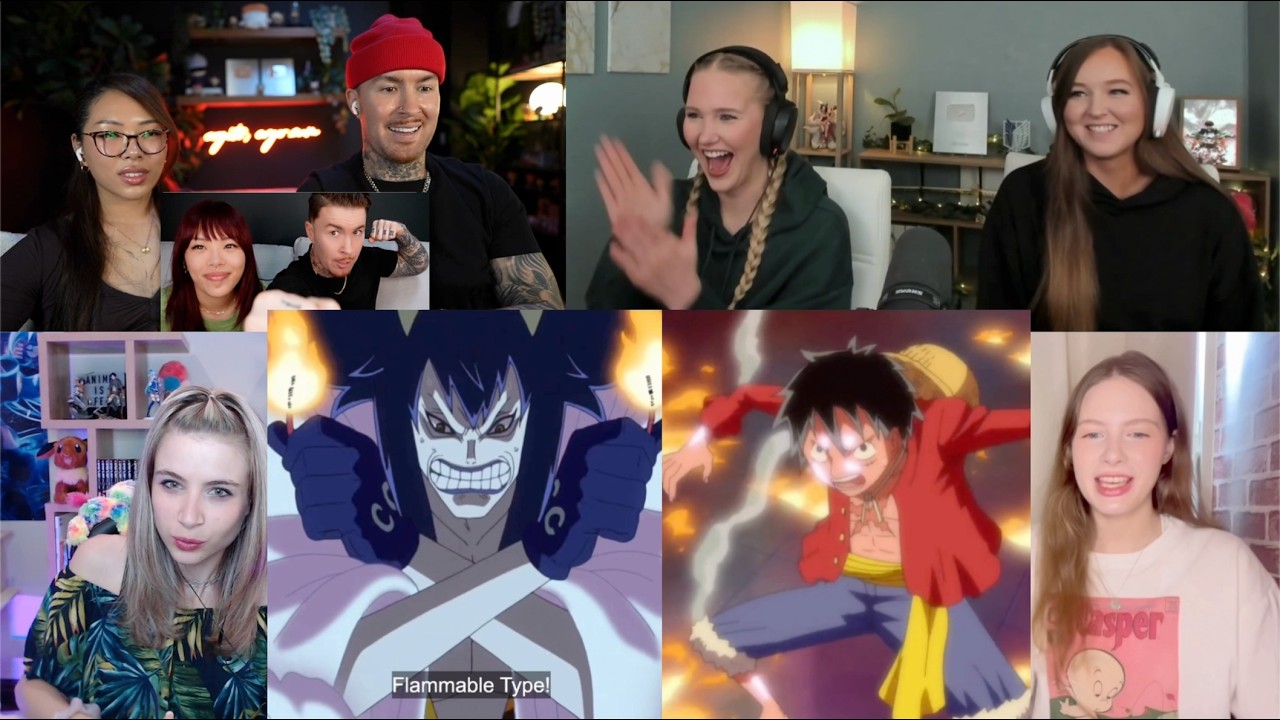 Episode 607 PART-1 |"Luffy vs. Caesar! A Fierce Battle!"| One Piece Reaction Mashup |ワンピース