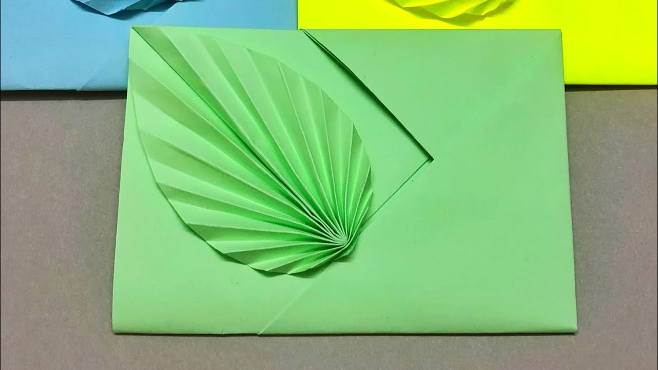 How To Make An Origami Leaf Envelope Youtube