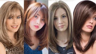 Hair Style For Medium Size Hair / Stylish Hair Cutting Style For Girls