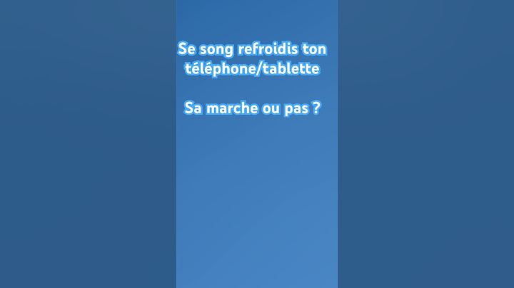 Ça marche ou pas ?