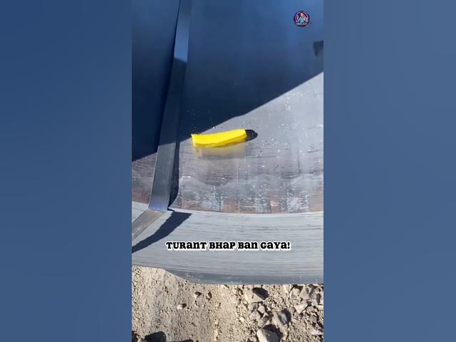 How a Hot Steel Coil Instantly Vaporizes Ice 😨#shorts