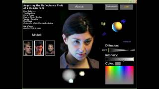 Real-Time Face Relighting Demo Video SIGGRAPH 2000