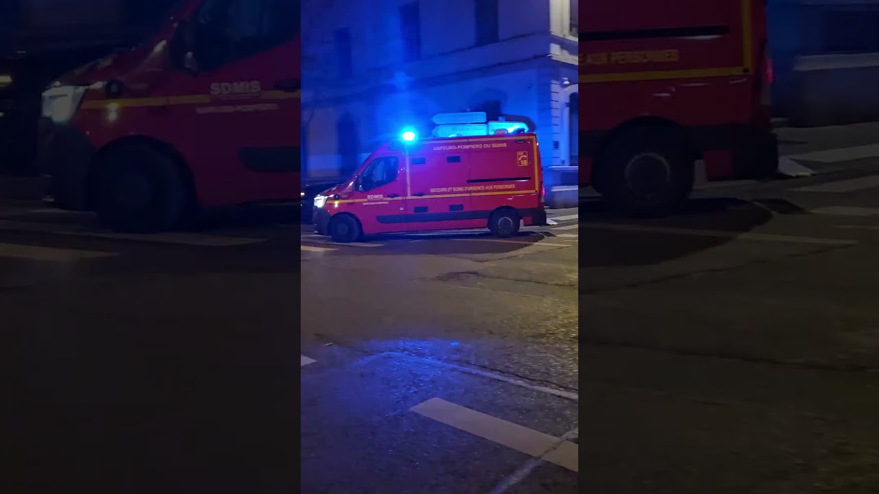 Sdmis vsav Lyon confluence au départ.