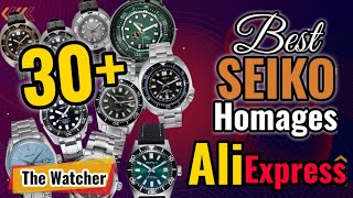 Best Seiko Homages on Aliexpress! Over 30 watches | Mega Comparison | The Watcher screenshot 5