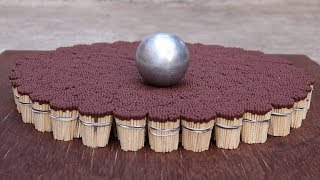 EXPERIMENT Aluminum Foil Ball vs 20000 MATCHES