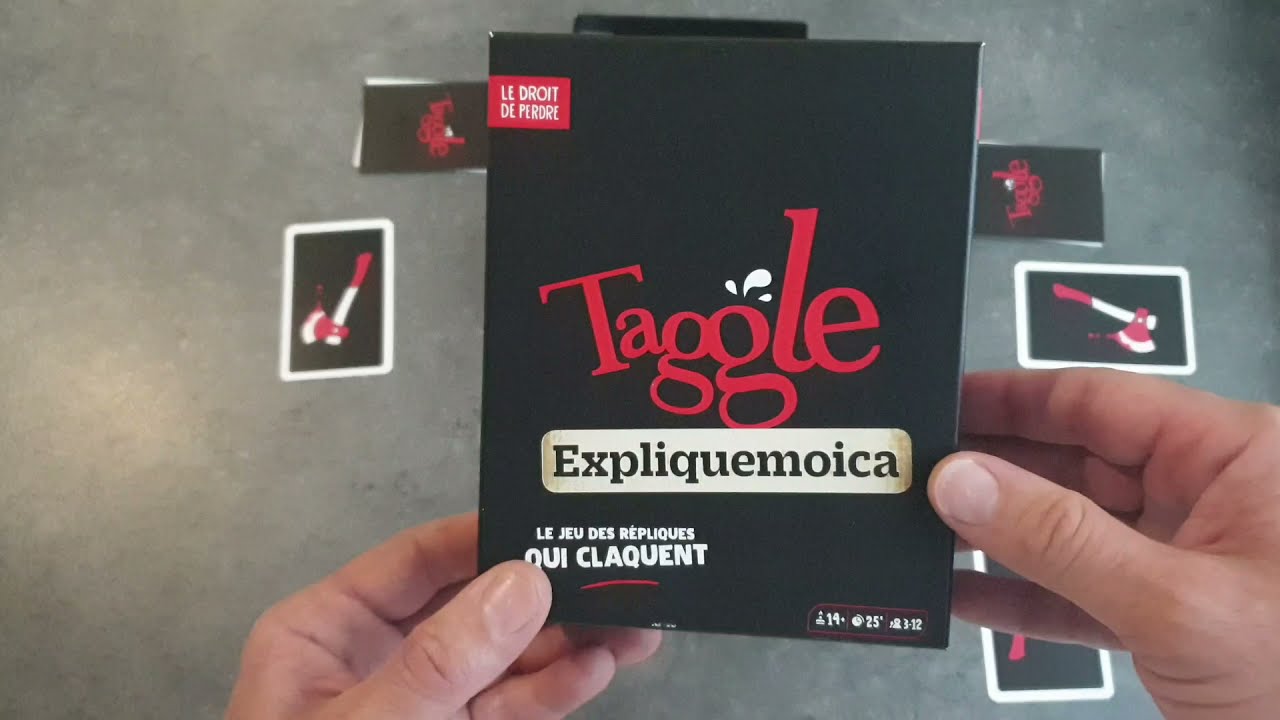 TAGGLE règle du jeu en français présentée par la chaîne   expliquemoica 