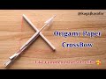 Easy Paper Crossbow Tutorial | Homemade Toy Bow and Arrow 