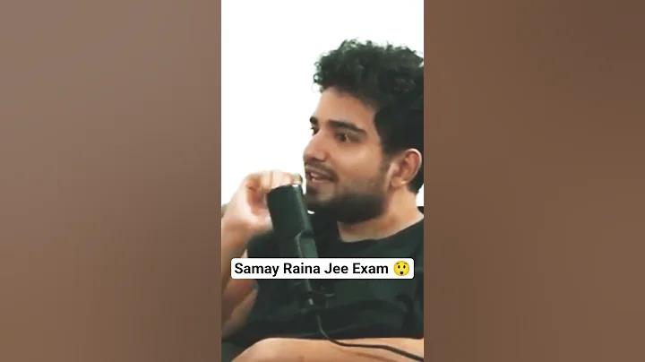 Samay Raina 😲 Jee Exam diya #podcastclips #samayraina #jeeexam #viralclip #talkbox #talkshow #shots