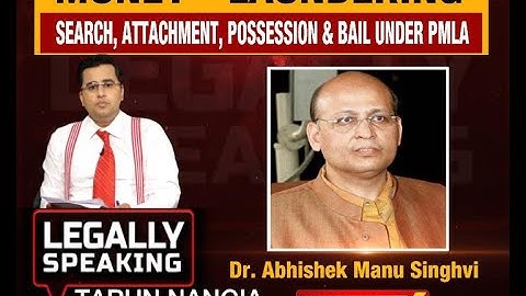 Legally Speaking :  MONEY - LAUNDERING SEARCH,ATTACHEMENT,POSSESSION AND BAIL UNDER PMLA